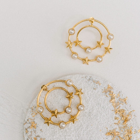 Csilla Gold Earrings