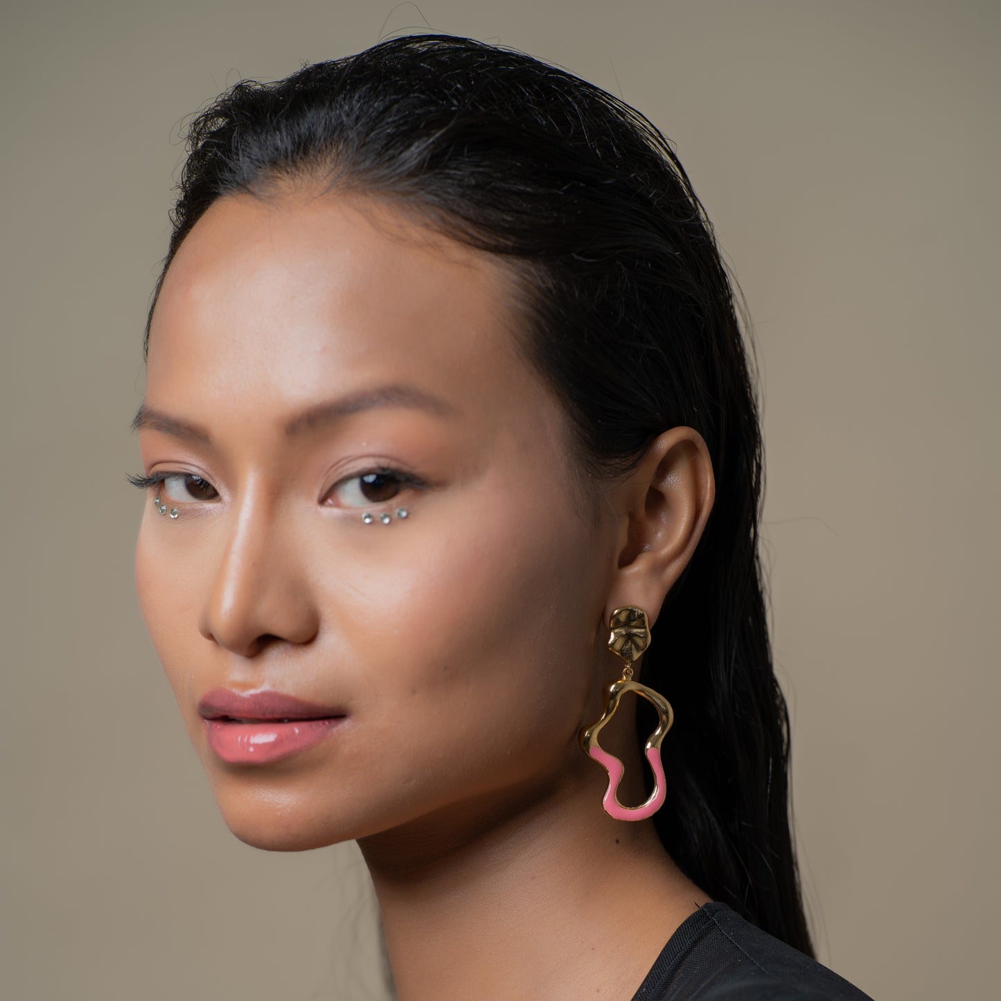 Klara Earrings (Flamingo Pink)