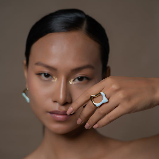 Theia Ring (Powder Blue)